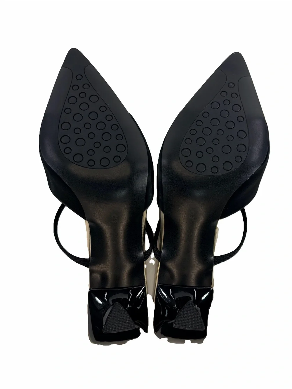 NWT NEWBELLA Pointed Toe Kitten Heel Mules Size 8